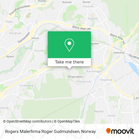 Rogers Malerfirma Roger Gudmundsen map