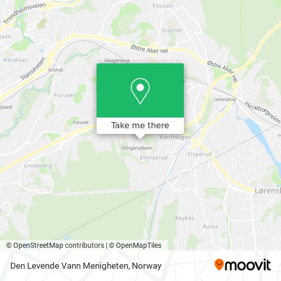 Den Levende Vann Menigheten map