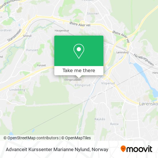 Advanceit Kurssenter Marianne Nylund map