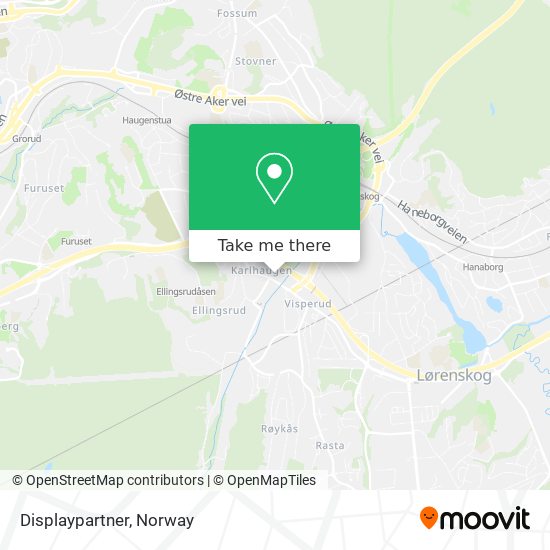 Displaypartner map