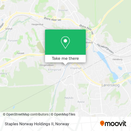 Staples Norway Holdings II map