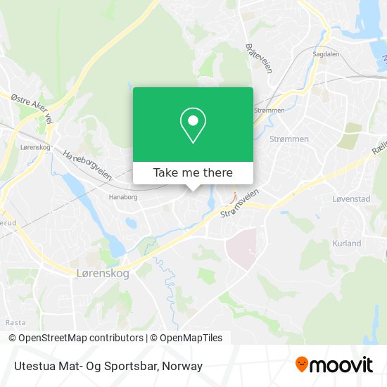 Utestua Mat- Og Sportsbar map