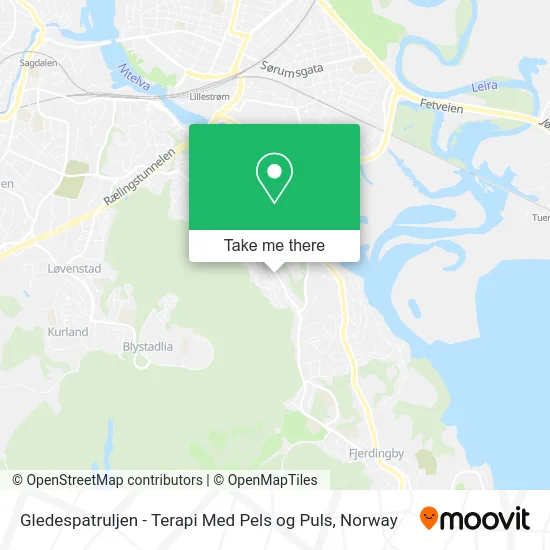 Gledespatruljen - Terapi Med Pels og Puls map