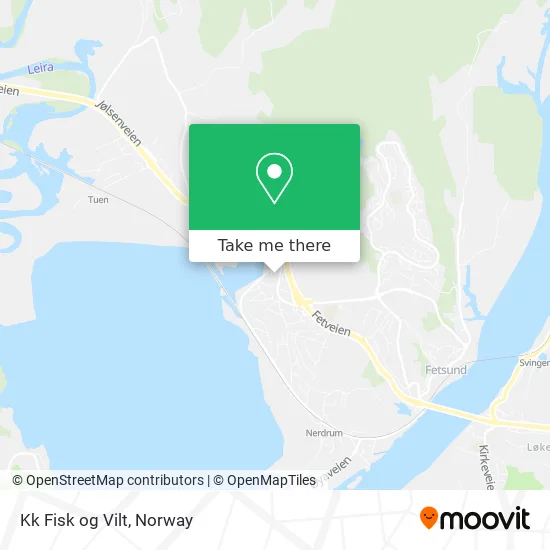 Kk Fisk og Vilt map