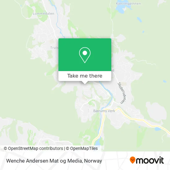 Wenche Andersen Mat og Media map