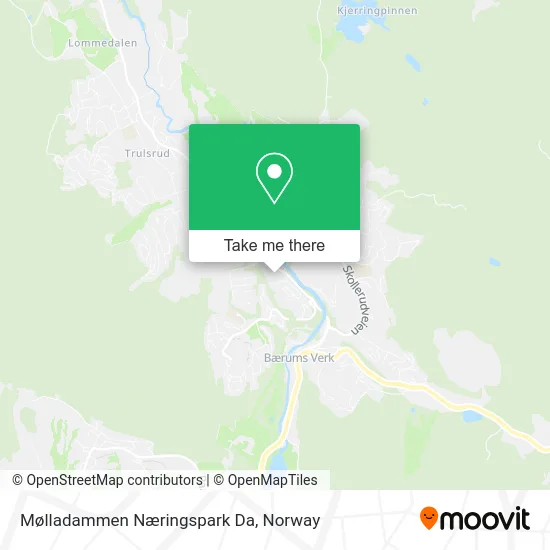 Mølladammen Næringspark Da map
