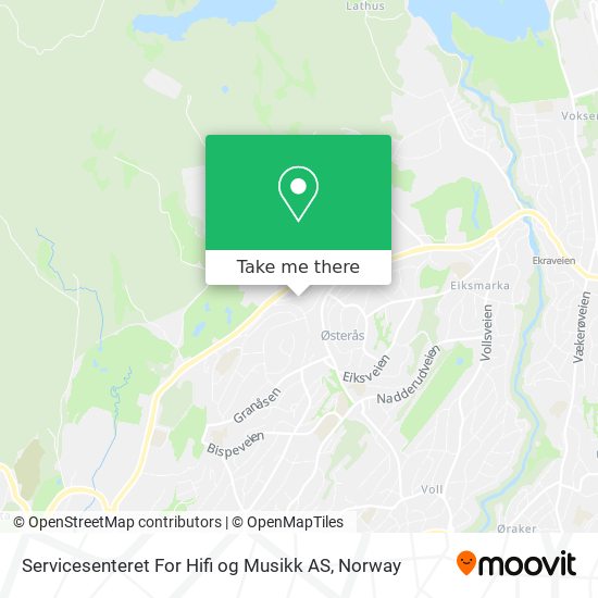 Servicesenteret For Hifi og Musikk AS map