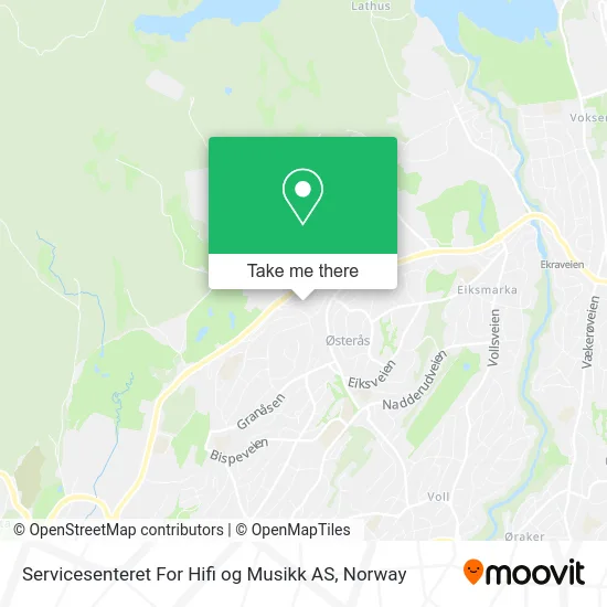 Servicesenteret For Hifi og Musikk AS map
