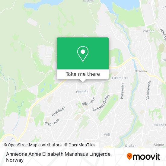 Annieone Annie Elisabeth Manshaus Lingjerde map