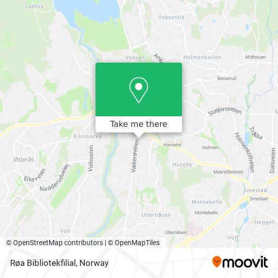 Røa Bibliotekfilial map