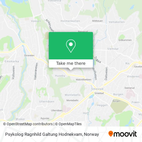 Psykolog Ragnhild Galtung Hodnekvam map