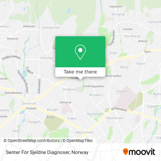 Senter For Sjeldne Diagnoser map
