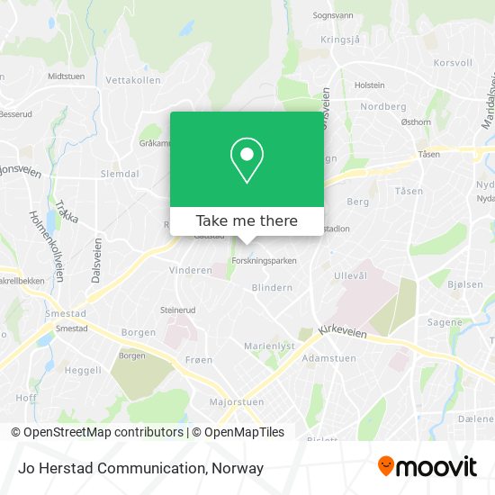 Jo Herstad Communication map