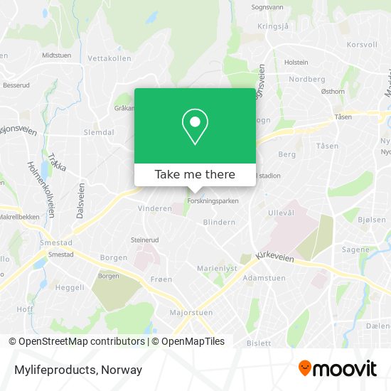 Mylifeproducts map