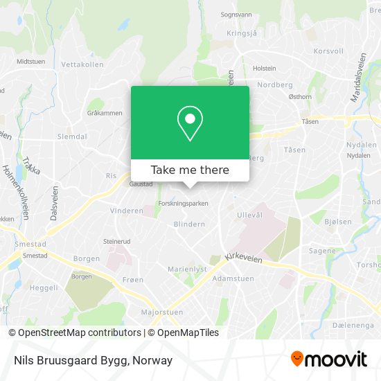 Nils Bruusgaard Bygg map