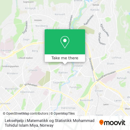 Leksehjelp i Matematikk og Statistikk Mohammad Tohidul Islam Miya map