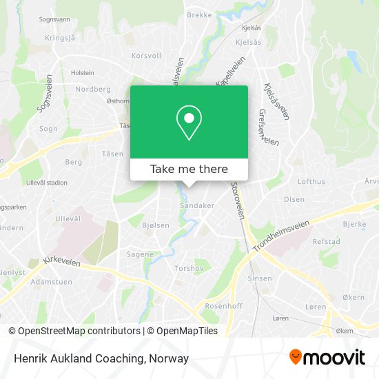 Henrik Aukland Coaching map