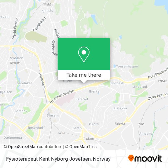 Fysioterapeut Kent Nyborg Josefsen map