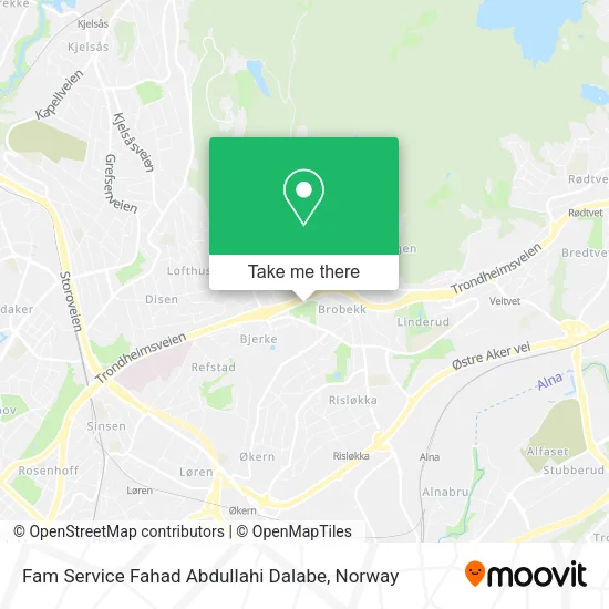 Fam Service Fahad Abdullahi Dalabe map