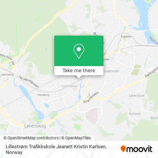 Lillestrøm Trafikkskole Jeanett Kristin Karlsen map