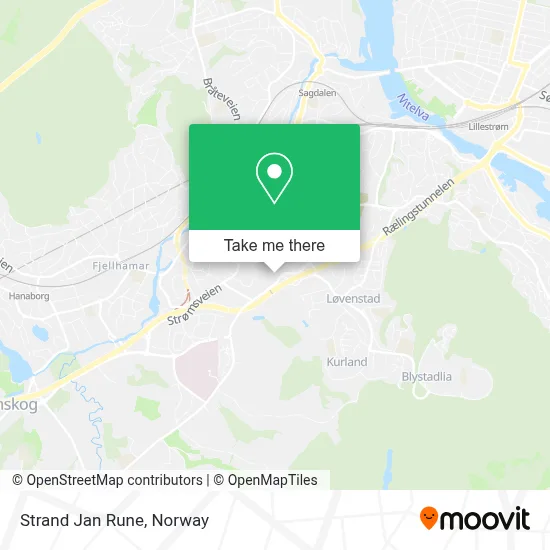 Strand Jan Rune map