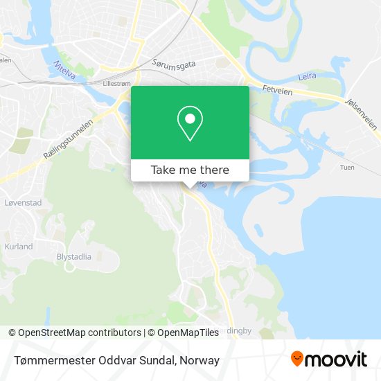 Tømmermester Oddvar Sundal map