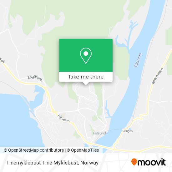 Tinemyklebust Tine Myklebust map