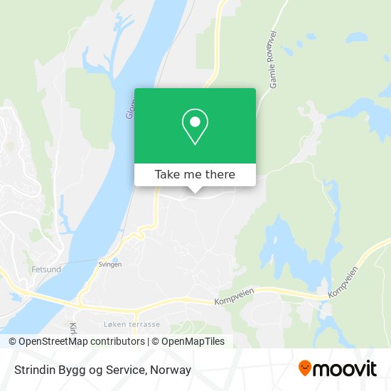 Strindin Bygg og Service map