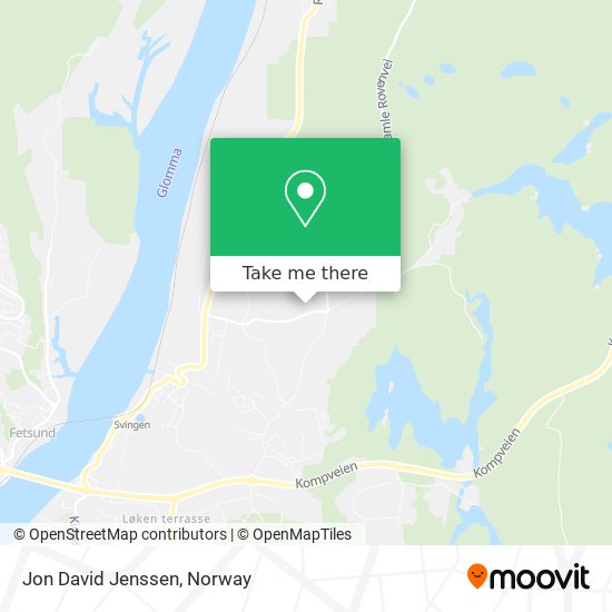 Jon David Jenssen map