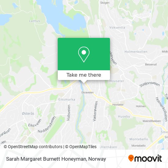 Sarah Margaret Burnett Honeyman map