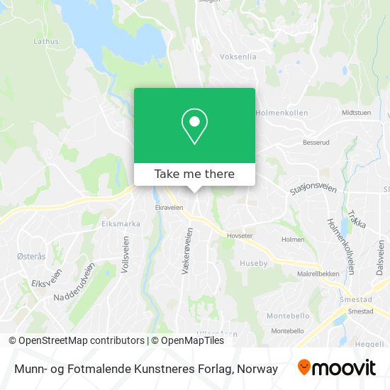 Munn- og Fotmalende Kunstneres Forlag map