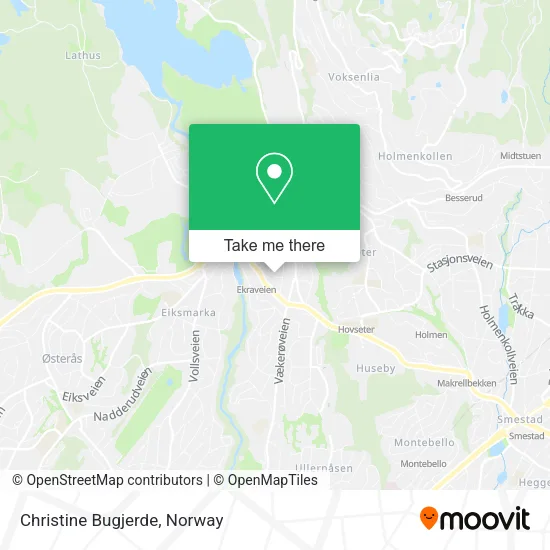 Christine Bugjerde map