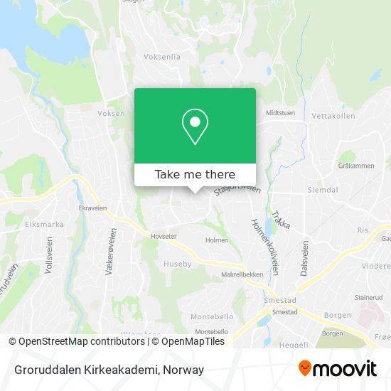 Groruddalen Kirkeakademi map