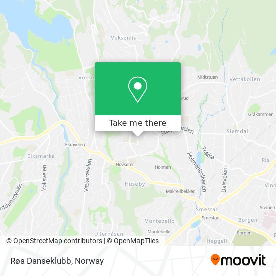 Røa Danseklubb map