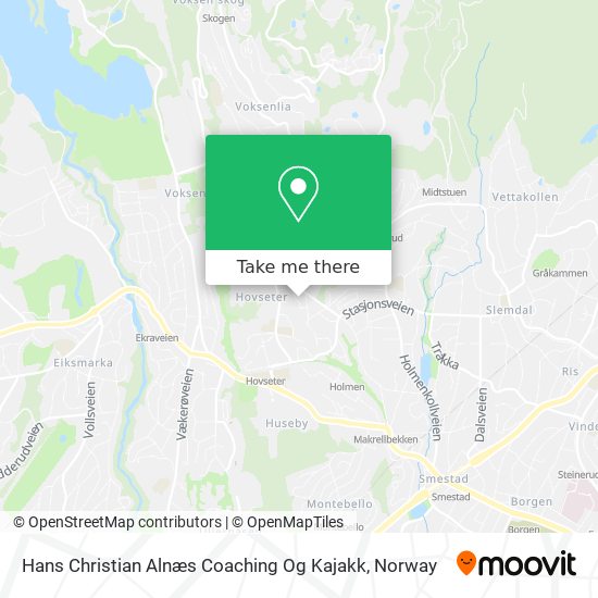 Hans Christian Alnæs Coaching Og Kajakk map