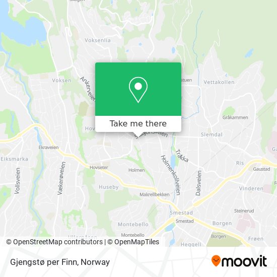 Gjengstø per Finn map