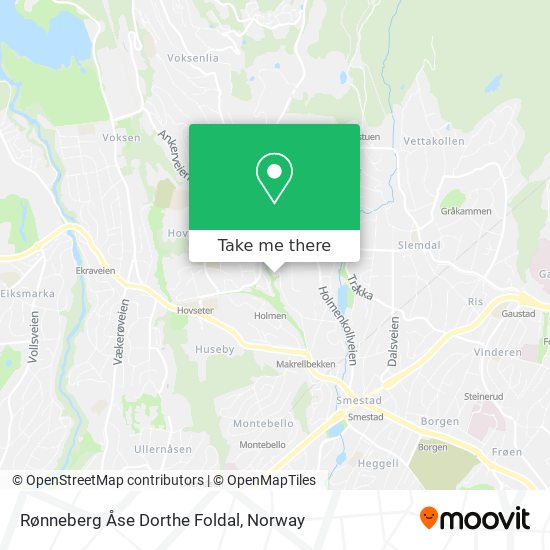 Rønneberg Åse Dorthe Foldal map