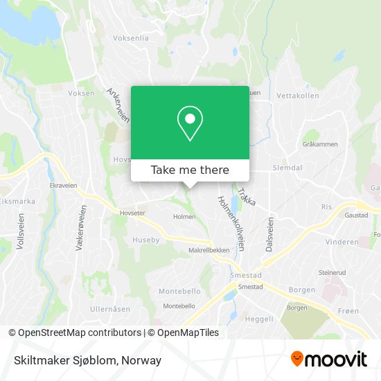 Skiltmaker Sjøblom map