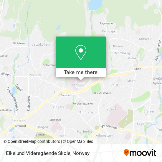 Eikelund Videregående Skole map