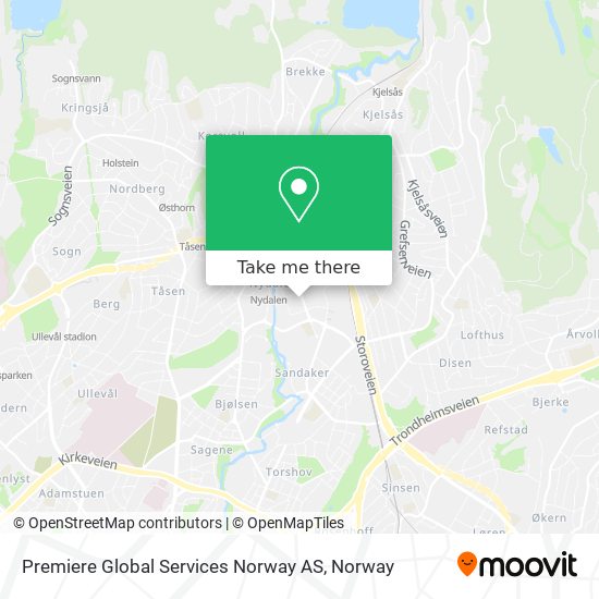 Premiere Global Services Norway AS map