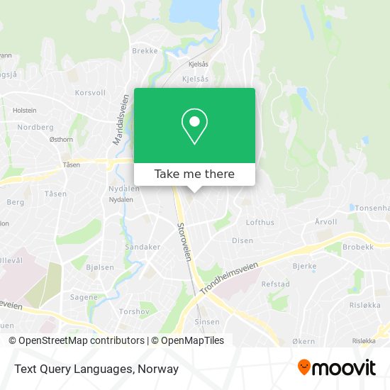 Text Query Languages map