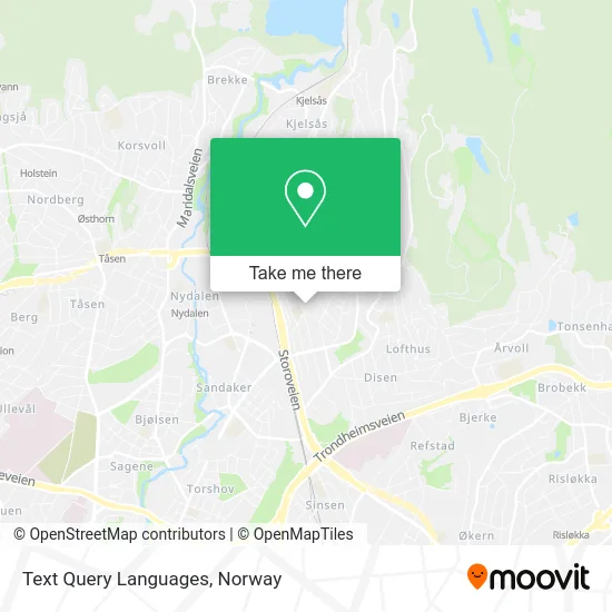 Text Query Languages map