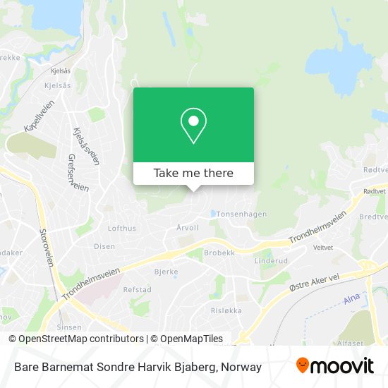 Bare Barnemat Sondre Harvik Bjaberg map