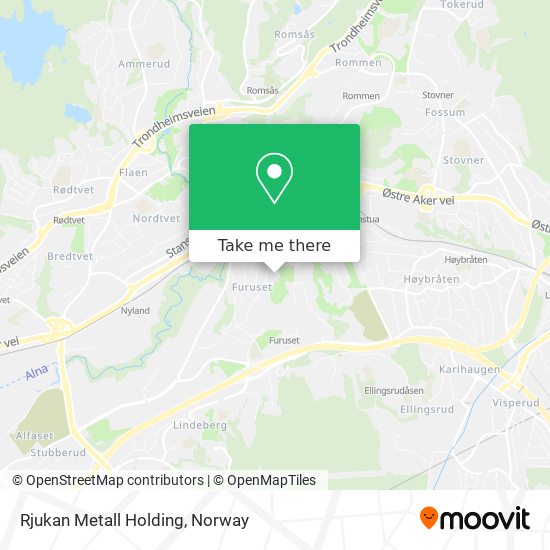 Rjukan Metall Holding map