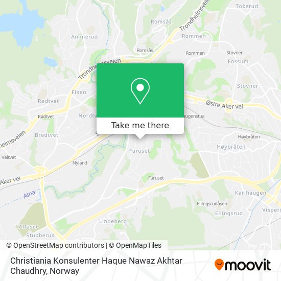 Christiania Konsulenter Haque Nawaz Akhtar Chaudhry map