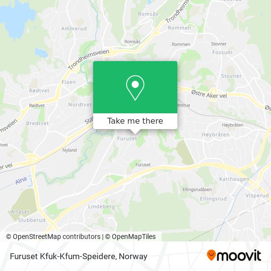 Furuset Kfuk-Kfum-Speidere map