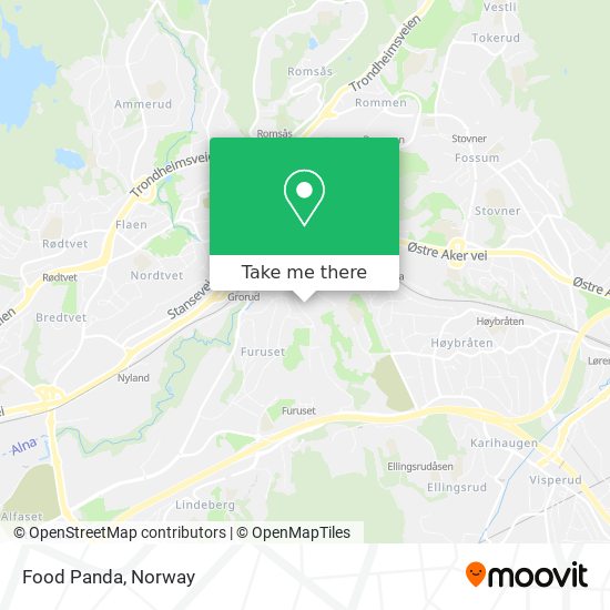 Food Panda map