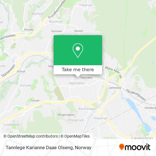 Tannlege Karianne Daae Olseng map