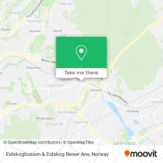 Eidskogbussen & Eidskog Reiser Ans map