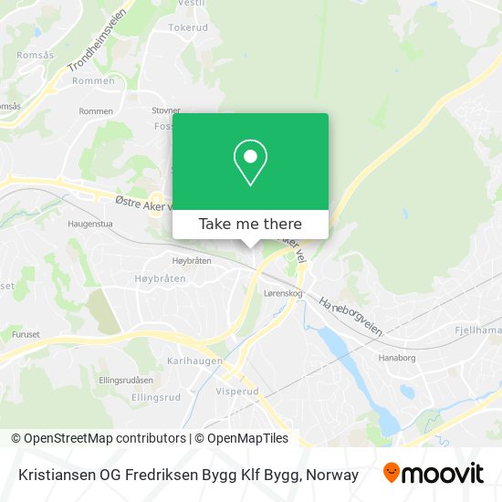 Kristiansen OG Fredriksen Bygg Klf Bygg map